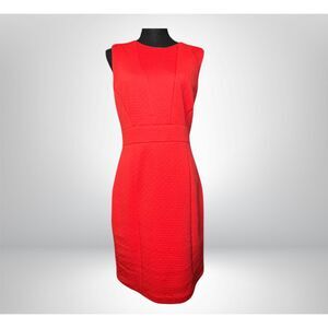 Laundry by Shelli Segal Coral Sleeveless Textured Sheath Dress (8)